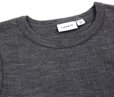 Name It iron gate bluse merinould